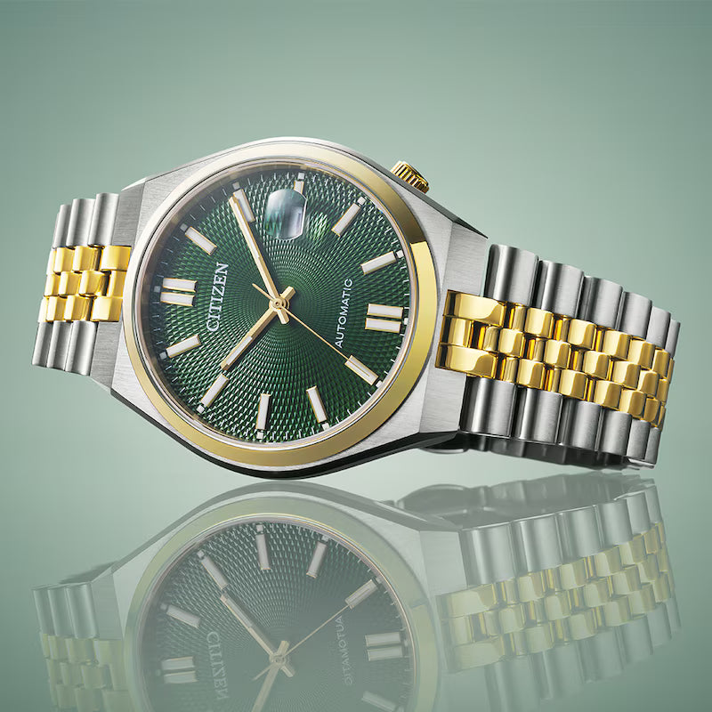 Citizen Automatic Tsuyosa 40mm Green Dial & Two Tone Watch - NK0024-54X Secondary image