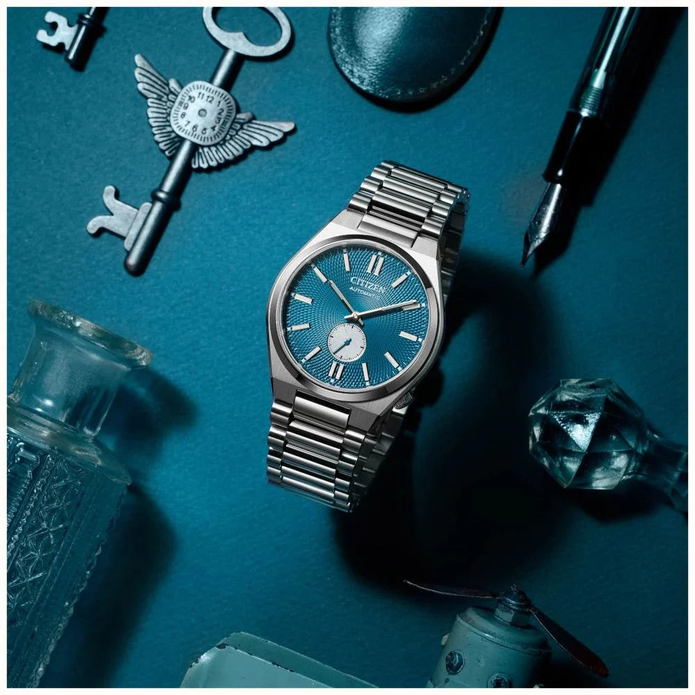 Citizen Tsuyosa Automatic Small-Seconds (40mm) Textured Blue Dial - NK5010-51L