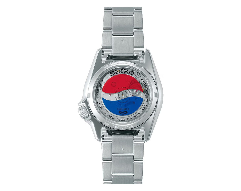 Seiko 5 Sports PEPSI Limited Editions Mens Watch Silver - SRPL99K1