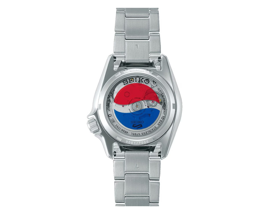 Seiko 5 Sports PEPSI Limited Editions Mens Watch Silver - SRPL99K1