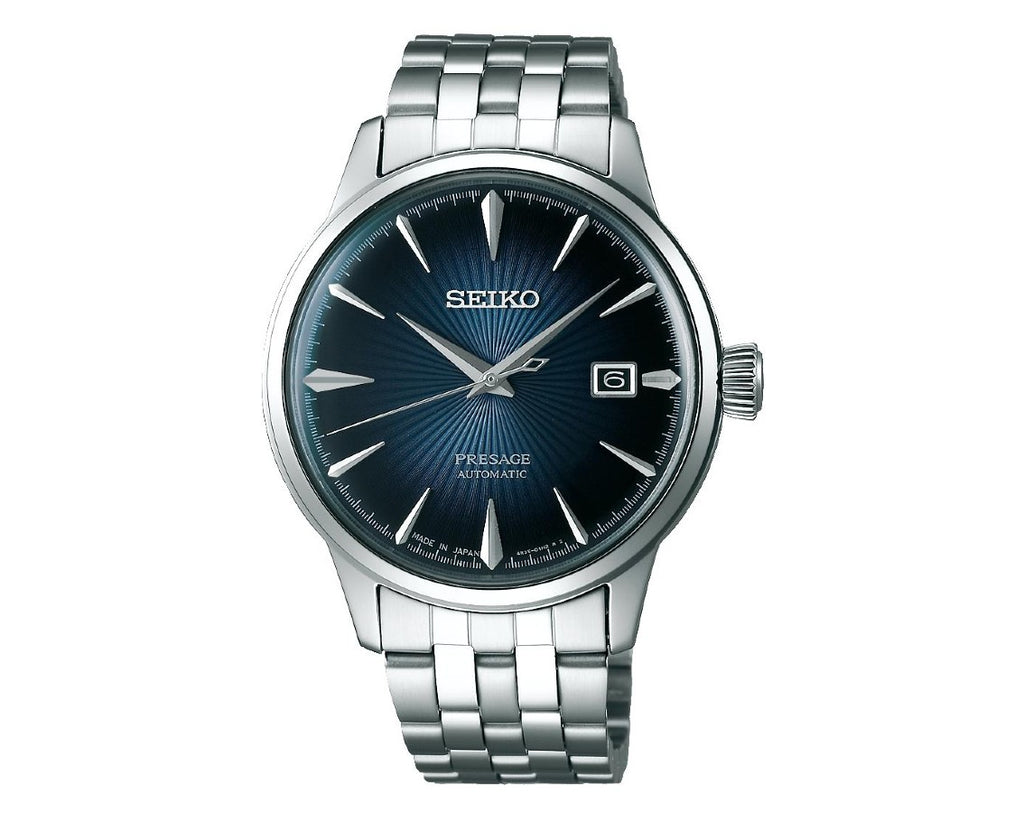 Seiko Presage Cocktail Time "Blue Moon" Automatic Watch - SRPB41J1