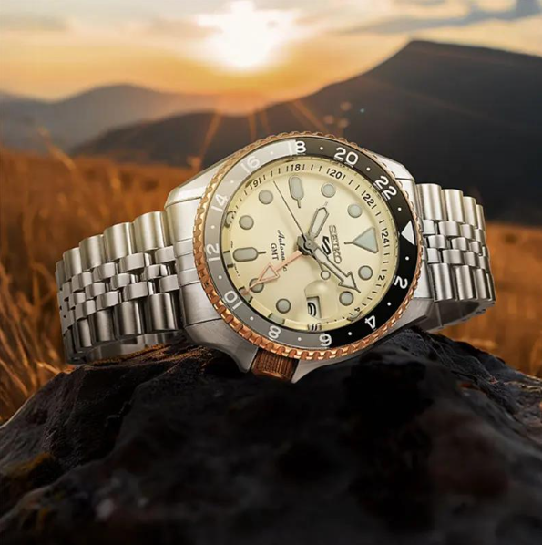 Seiko 5 Sports 'Sunrise' Limited Edition GMT Automatic Mechanical - SSK046K1 Secondary image