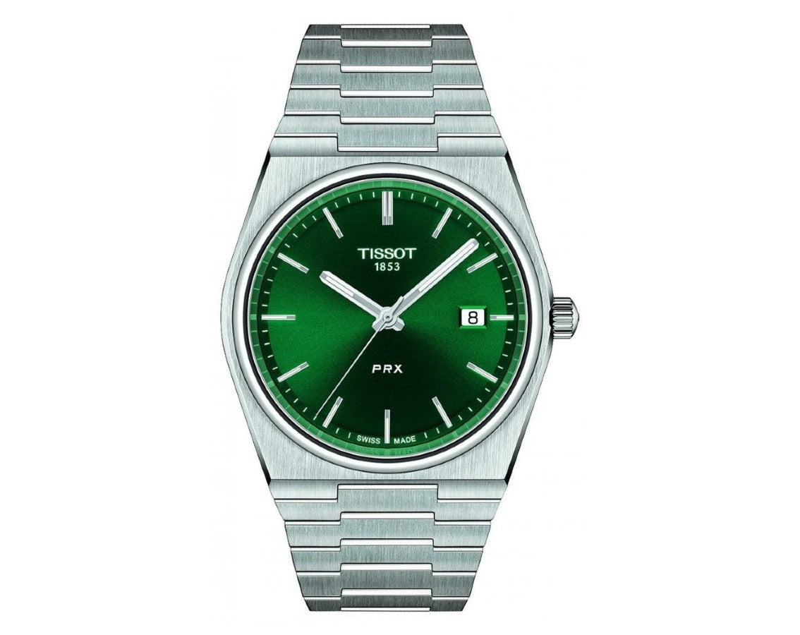 Tissot PRX 40mm Green Dial Quartz Watch - T137.410.11.091.00
