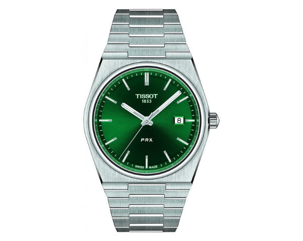 Tissot PRX 40mm Green Dial Quartz Watch - T137.410.11.091.00